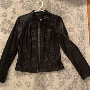 7 For All Mankind genuine leather jacket